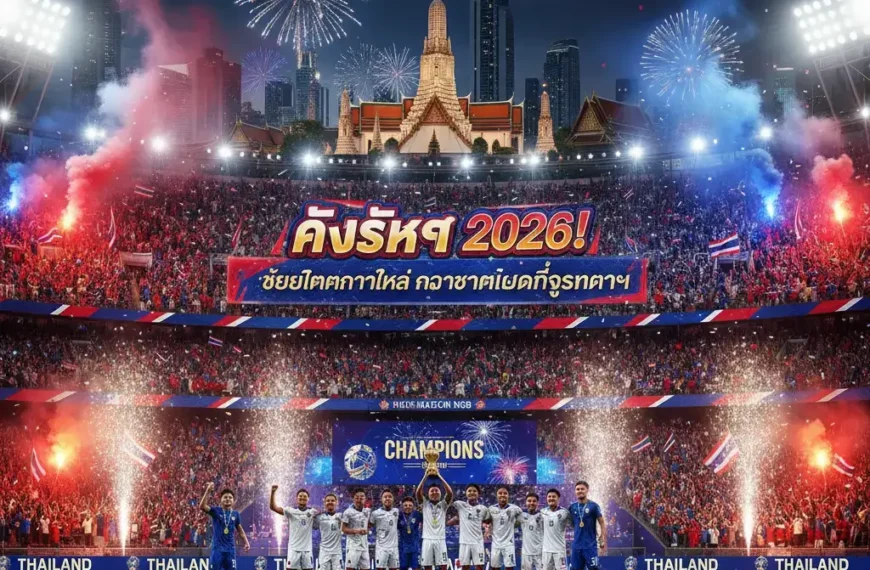 “คิงส์คัพ 2026” นี้ต้องลุกเป็นไฟ! เชียร์ทีมชาติไทย คว้าแชมป์โลกที่กรุงเทพฯ